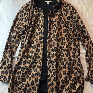 Leopard Print Women's Coat